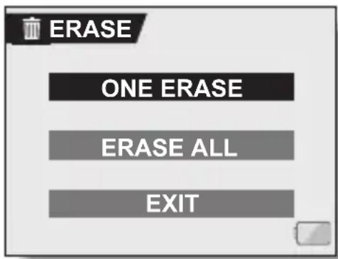 SANYO Xacti VPC-C6E - Select the erase icon ☐, and press the SET button. - 1