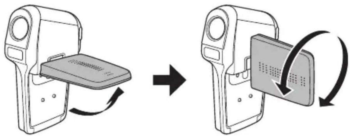SANYO Xacti VPC-C6E - Movable monitor for any shooting angle - 1
