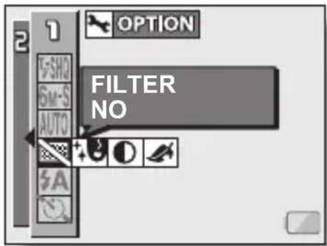 SANYO Xacti VPC-C6E - Select the filter menu. - 1