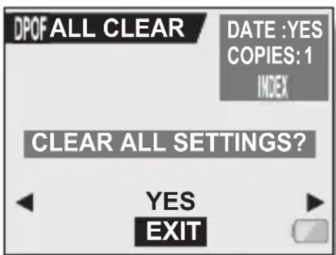 SANYO Xacti VPC-C6E - Clearing all the print settings - 1