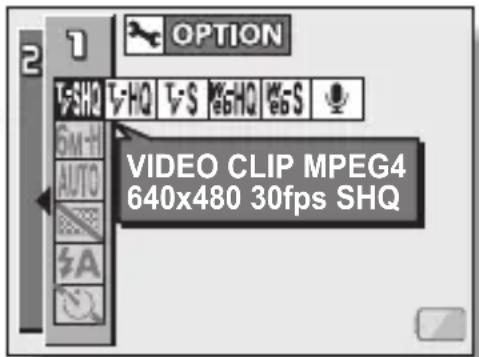 SANYO Xacti VPC-C6E - Select the video clip menu. - 1