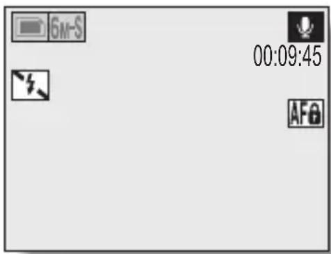 SANYO Xacti VPC-C6E - Press the video clip recording button. - 1