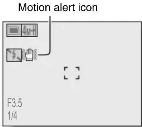 SANYO Xacti VPC-C40GX - If the motion alert icon appears... - 2
