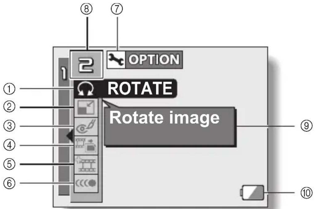 SANYO Xacti VPC-C40GX - Overview of the Playback Setting Screens - 2