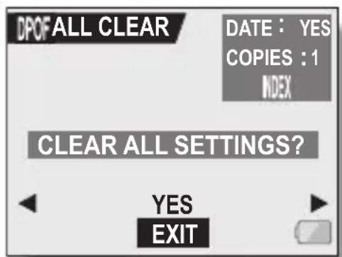 SANYO Xacti VPC-C40GX - Clearing all the print settings - 1