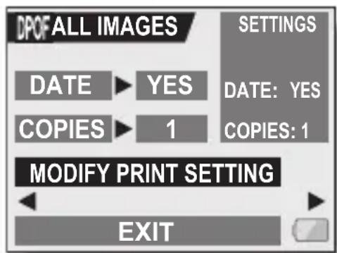 SANYO Xacti VPC-C40GX - Select "ADD TO PRINT SETTING" and press the SET button. - 1