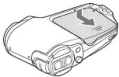 SANYO Xacti VPC-C40GX - Insert the battery pack. - 1