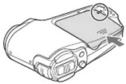 SANYO Xacti VPC-C40GX - Close the battery cover. - 1