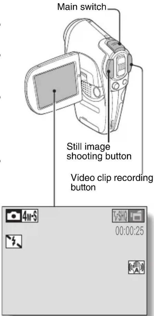 SANYO Xacti VPC-C40GX - Shoot a still image while recording a video clip - 1