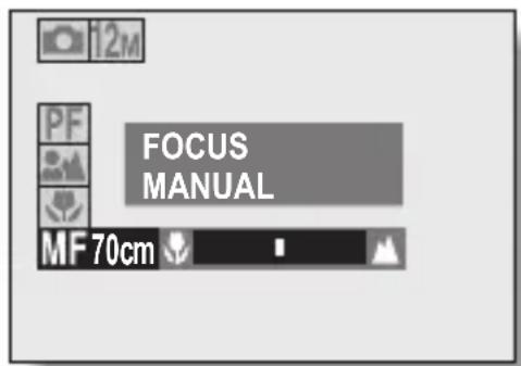 SANYO VPC-S122GX - Press the [◀] or [▶] button to adjust the focus distance, and press the SET button. - 1