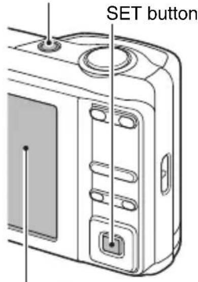 SANYO VPC-S122GX - Press the SET button. - 1