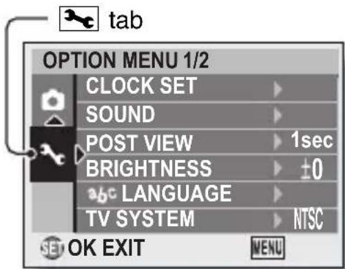 SANYO VPC-E10GX - Press the [▲] or [▼] button to select "CLOCK SET", and press the SET button or the [▶] button. - 1