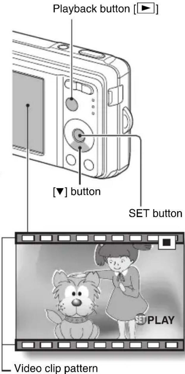 SANYO VPC-E10GX - Press the SET button. - 1