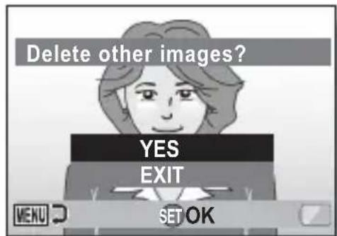 Delete other images? YES EXIT SET OK