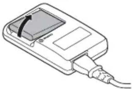 SANYO VPC-X1200GX - When the CHARGE indicator turns off, unplug the power cord from the power outlet, and remove the battery pack from the charger. - 1