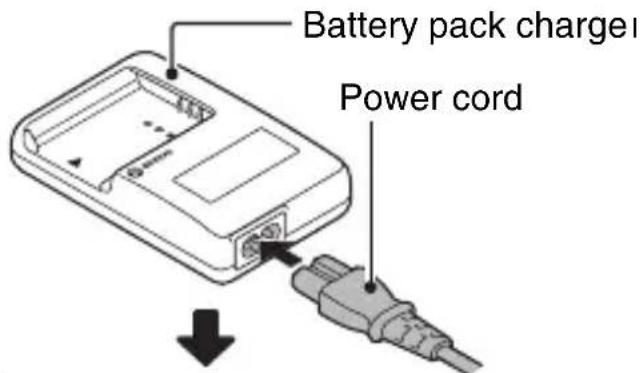 Battery pack charger Power cord