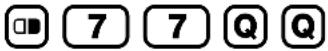 Intermec CN4NI - Standard Characters - 17