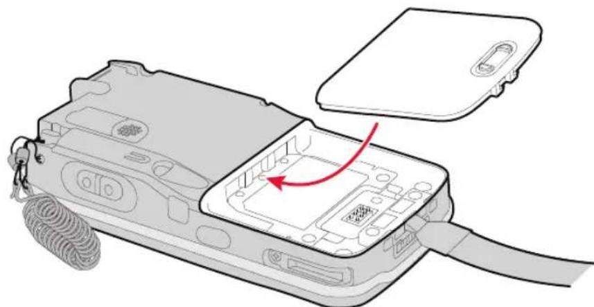 Intermec CN4NI - To change the battery - 2