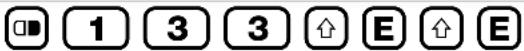 Intermec CN4NI - Standard Characters - 31
