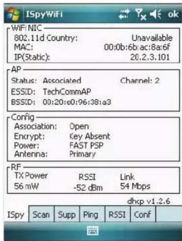 Intermec CN4NI - To use iConnect to verify network status - 1