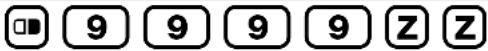 Intermec CN4NI - Standard Characters - 26