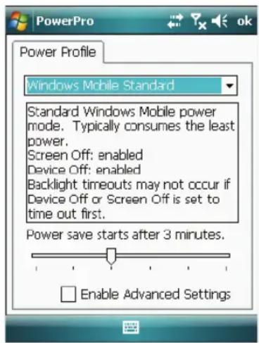 Intermec CN4NI - Choosing a Power Management Profile - 1