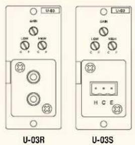 TOA U-13S - U-03 Series Unbalanced Line Input with High/Low Cut Filters - 1