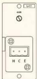 TOA U-13S - U-11 Series Unbalanced Line Input with Mute-Receive - 3