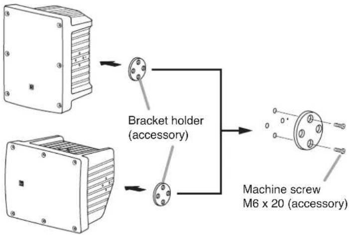 TOA HY-1500HB - Using the H- or V-Series Mounting Bracket Only - 2