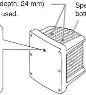 TOA HY-1500HB - Changing the orientation of the front panel logo - 2