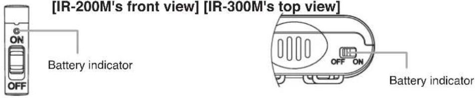 TOA IR-200M - WHEN USING DRY CELL BATTERIES - 1