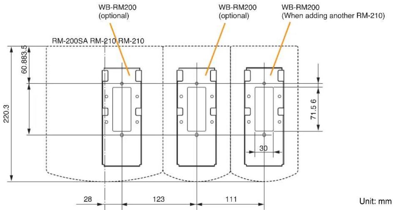 TOA SX-200IP - [Mounting hardware] - 2