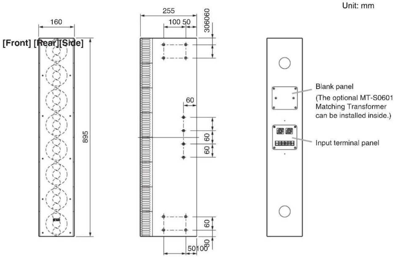 TOA SR-PP4 - Line Array Speaker SR-S4L - 1