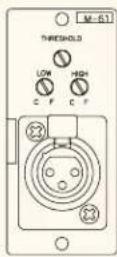 TOA T-02S - M-61 Series Microphone Input with Compressor - 1