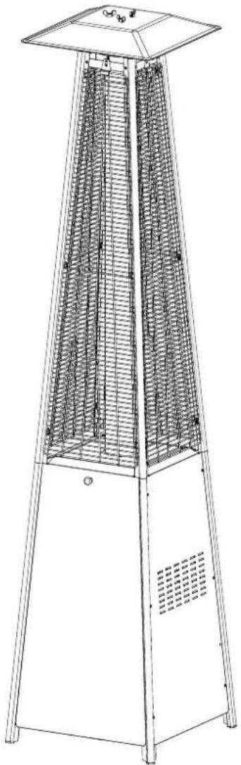 Infiniton PG-SA01 - AQUECEDOR DE PÁTIO EXTERIOR - 1