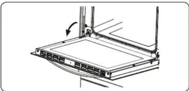 Infiniton 81BL - Extracción de la puerta del horno - 1