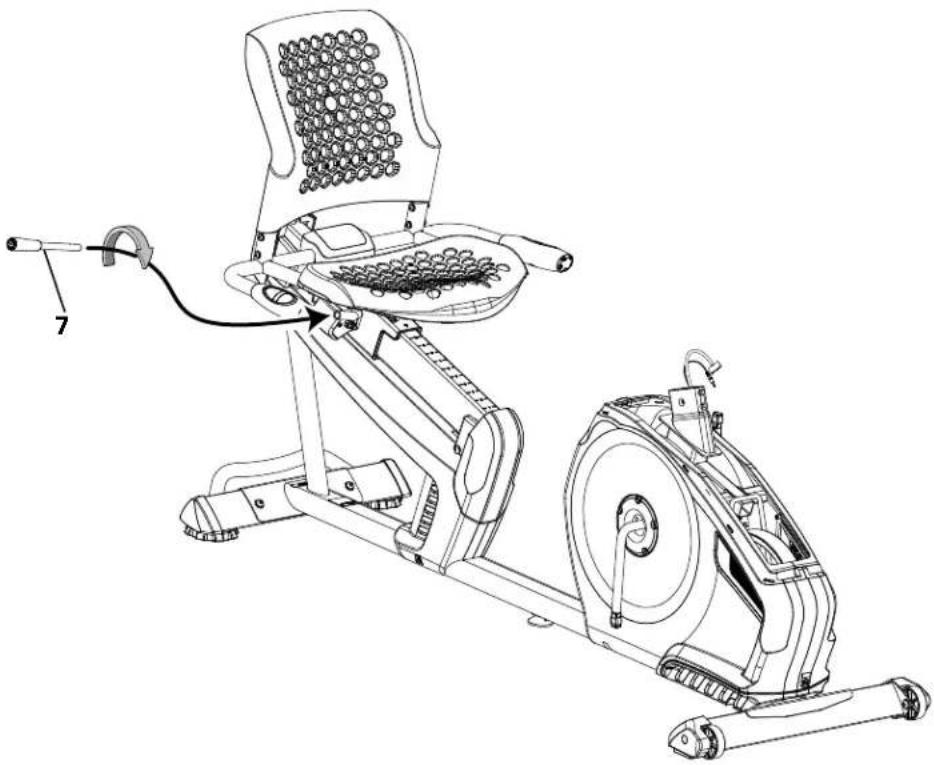 Nautilus R684 - Attach Seat Adjustment Handle to Frame Assembly - 1