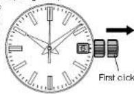 Grand Seiko 9S25 - How to set the time and date - 1