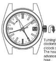 SEIKO 9S68 - How to use the time difference adjustment function - 2