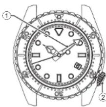 SEIKO 9S68 - ○ Before diving - 1