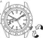 SEIKO 9R84 - How to set the time - 6
