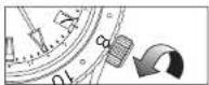SEIKO 9R84 - How to set the date - 3