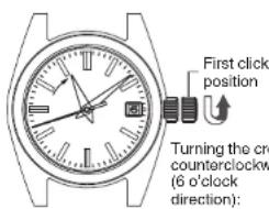 SEIKO 9F85 - How to use the time difference adjustment function - 2