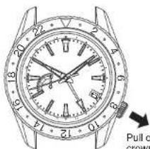 Grand Seiko 9R84 - How to set the time - 1