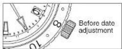 Grand Seiko 9R84 - How to set the date - 3