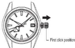 Grand Seiko 9R84 - How to set the time and date - 1
