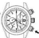 SEIKO 9R16 - How to use the stopwatch function - 3