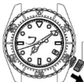 Grand Seiko 9RA5 - How to set the time and date - 1