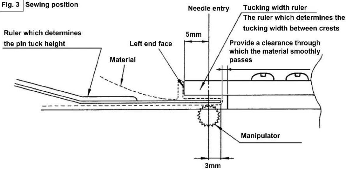 JUKI AE-200AN - 7-4. Installing the ruler - 3