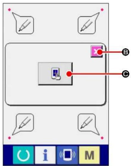 JUKI AE-200AN - 24-7. Performing touch panel compensation - 3